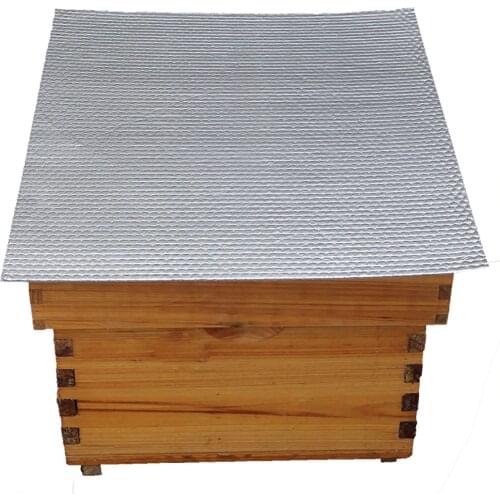 1PCS Beehive Aluminum foil thick insulation reflective bubble film cover heat warm keep winter cold beekeeping bees tools