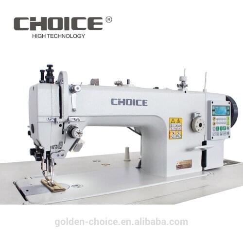 Choice GC0303-D4 High Quality Direct drive motor computerized walking foot leather heavy duty industrial sewing machine