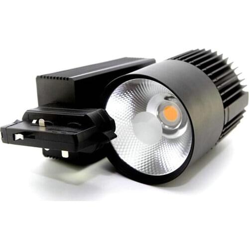 1pcs 4 Wires 3 Phase 30W 40W 50W LED COB LED Track Light Indoor Lighting LED Track Lighting LED Spot Light Free Shipping