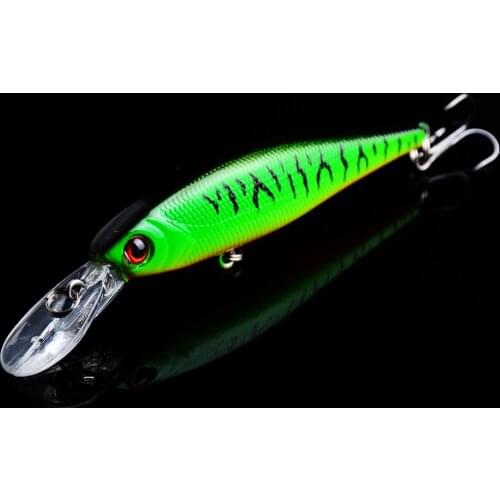 1pcs Minnow Pesca Wobblers Fishing Lure Hard Bait 100mm 9.4g Swimbait with Treble Hooks isca artificial Pike Bait Fishing Tackle