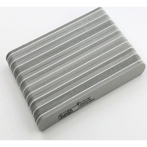 10pcs Nail Files 100/180 Trimmer Buffer lime a ongle Nail Art Tools Double-side Washable Buffing Sanding File Sponge