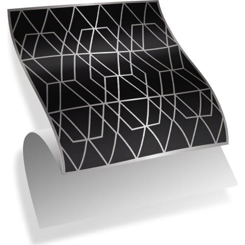 3D Wall Sticker 10Pcs PVC Self-Adhesive Drawing Black Background Waterproof Wallpaper for Kitchen Living Room Sink Furniture