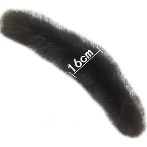 100% Real Fur Collar For Parkas Coats luxury Warm Natural Raccoon Scarf Women Large Fur Scarves Male Jackets 75