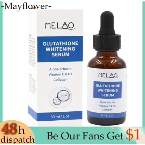 30ml Face Shrink Pores Lightening Serum Alpha Arbutin Vitamin C & B3 Collagen Reducing Dark Spots Blemishes Facial Skincare