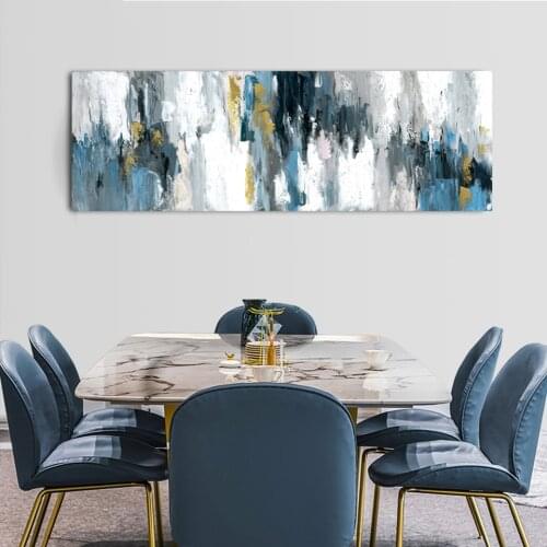 Diamond embroidery Abstract Grey Blue Art diamond mosaic diamond painting full square round drill stitch cross,Landscape,A2013