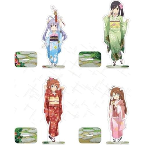 Anime Non Non Biyori Nonstop Miyauchi Renge Acrylic Stand Figure Model Piate Display Cosplay Decorations Cartoon Holiday Gifts