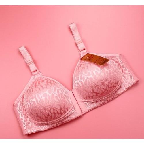 Seamless Sexy Bra For Women Fashion Push Up Bra Wire Free Lingerie 3/4 Cup Bralette Cotton Underwear Brassiere Front Closure