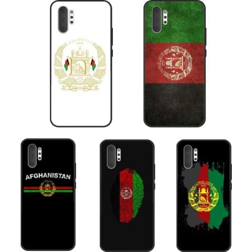 Afghan Afghanistan Flag Phone Case For Samsung Galaxy S10 S9 S8 S20 FE S21 Ultra Note 20 Note9 Note 10 Plus Cover
