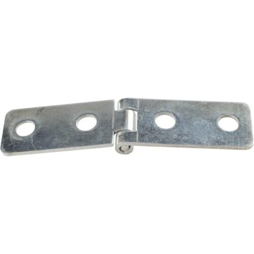 Wooden Box Case Small Thickened Zinc White Metal Open Hinge