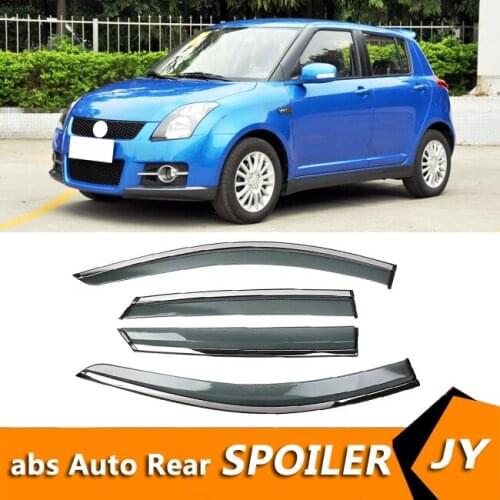 For Suzuki Swift 2011-2012 Window Visor Vent Shades Sun Rain Deflector Guard For Suzuki Swift Auto Accessories 4PCS/SET