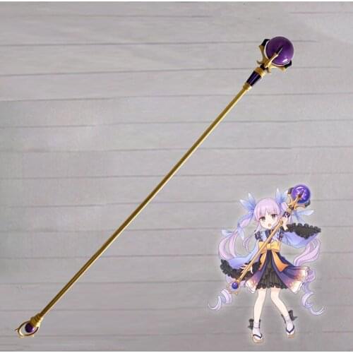 Game Princess Connect! Re:dive Cosplay Hikawa Kyoka Canes Wands Cosplay Prop Walking Sticks Weapons for Halloween Comic Party