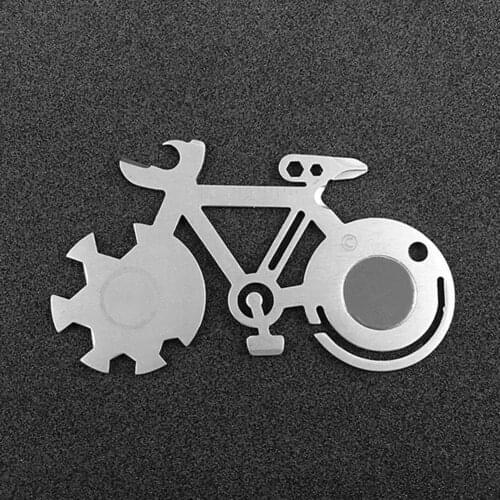 Bicycle Shaped Repair Tools 4/5/6/7/8.5cm Multi-purpose Bicycle Repair Wrench Mountain Bike Repair Tool Card S3 Bike Wrench