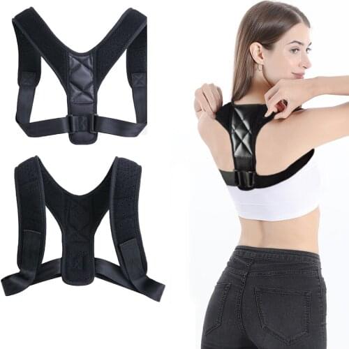 Back Posture Corrector Corset Clavicle Spine Posture Correction Back Support Belt Comfortable Soft Strip Corrector for Adult