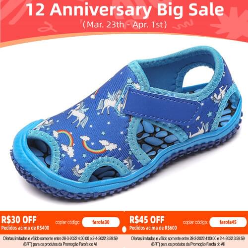Summer baby sandals for boys girls soft bottom non-slip kids sneakers outsole casual sandals for children size 21-31