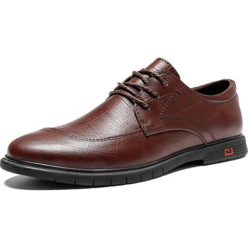 Genuine leather shoes Men Dress shoes Business casual shoes size 35-46 Oxford shoes for men shoes leather zapatos de hombre