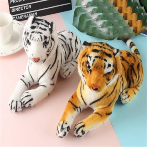 Soft Stuffed Animals Tiger Plush Toys Pillow Animal Lion Peluche Kawaii Doll Cotton Girl Brinquedo Toys For Children