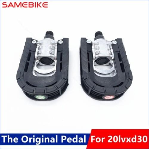 Original Foot Pedals for SAMEBIKE 20lvxd30 350W Motor 7 Speed Electric Bicycle Cycling E-Bike Turn Foot Pedals Replacement