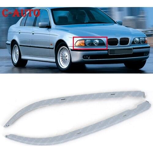 Car Front Side Headlight Lower Moulding Trim 51138168809 51138168810 For BMW 5 Series E39 525i 528i 530i 540i M5 car-styling