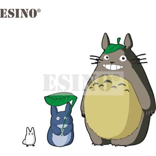 Car-Styling Cartoon Cat Totoro Combination Car Stickers Motorcycle Decals for Toyota Ford Kia Chevrolet VW Opel Tesla Honda Lada