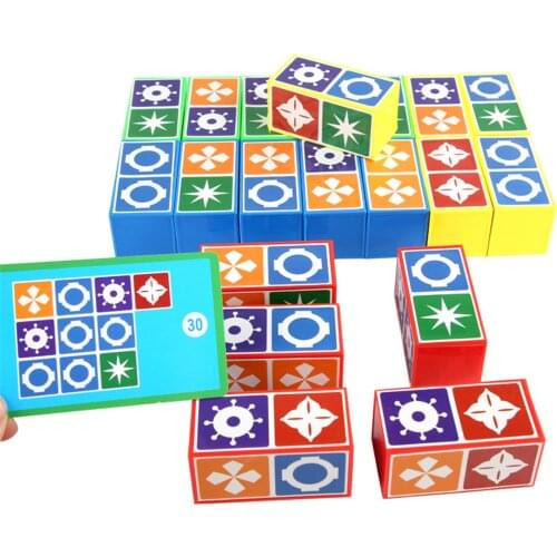 Three-dimensional Puzzle Toys For Children Color Pattern Matching Toys Early Education Matching Block Toys Kids Educational Game