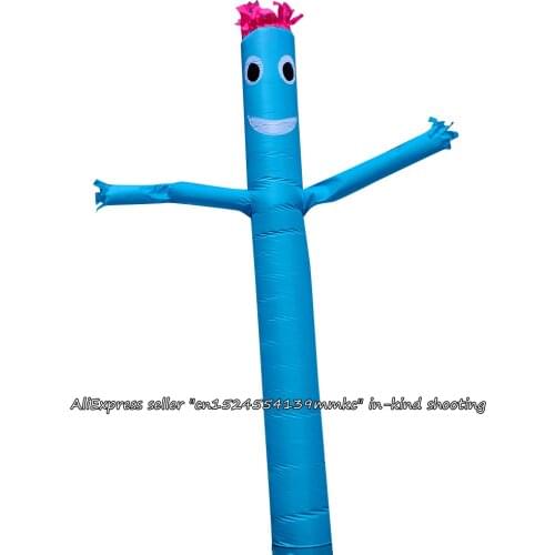 Air Dancer Sky Dancer Inflatable Tube Dance Puppet Wind Flying 10ft For 12inch Blower (Sky Blue)