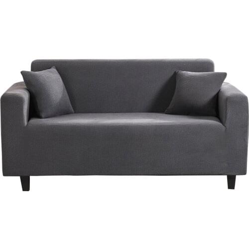 All-inclusive sofa cover elastic polar fleece corn grid non-slip Couch Cover living room polyester Sofa Slipcover 1/2/3/4 seat