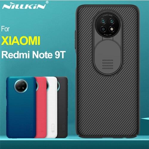 Lens Protection Case for Xiaomi Redmi Note 9T 5G Case Back Cover NILLKIN Camshiled Protective Cases for Xiaomi Redmi Note 9T