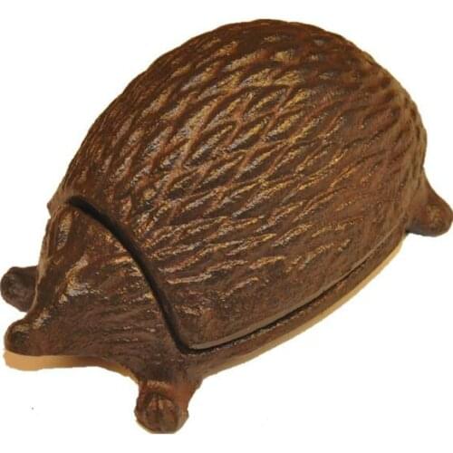 Hard Cast iron Hedgehog ware key box jewelry desktop garden new grocery home decoration accessories modern tower