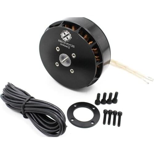 1PCS Agricultural Drone brushless motor X8015 multi-axis cruise inspection line aerial waterproof motor thick line Large pull