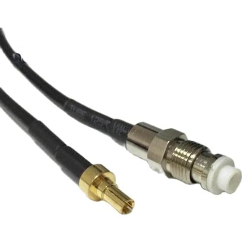 1PC New FME Female Jack Switch CRC9 Male straight/right angle RG174 Cable 20cm/30cm/50cm/100cm for 3G modem wholesale