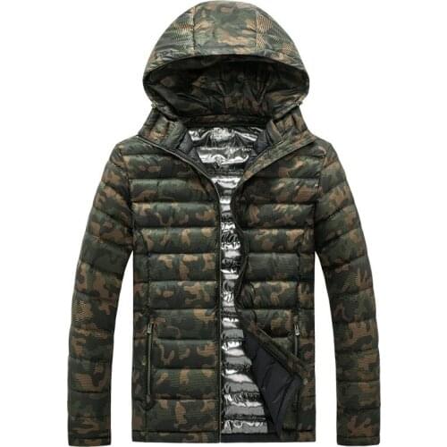 2018 thick warm coat camouflage Parkas