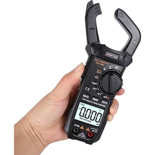WinAPEX 600A Digital Clamp Meter LCD AutoRange AC/DC Current Voltage Resistance Capacitance Square TEMP True RMS Test Flashlight