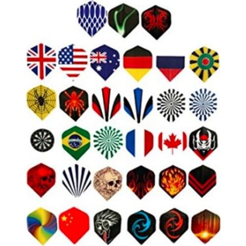 24 sets 72pcs 2D Cool Bling Dart Flights Darts Tail Nice Darts Flight Dardos Feather Dardos Feather Outdoor Wing Tail Mixed