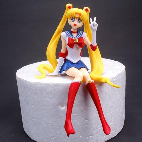 Japanese Anime Figurine Break Time Figure Mercury Venus Jupiter Action Figure Doll Toys For Cake Wedding Decoration