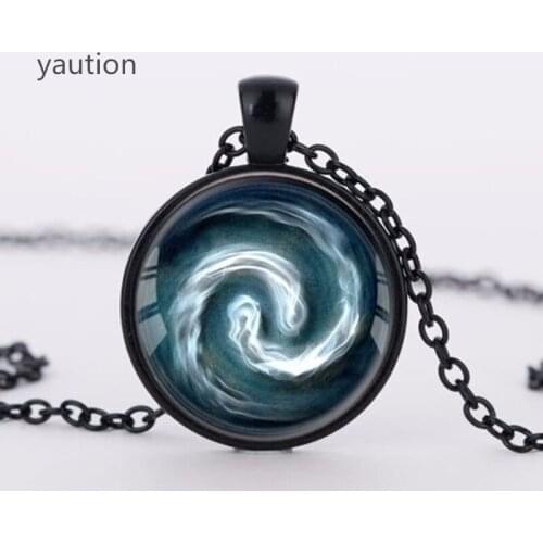 3 colors Avatar the Last Airbender Pendant Air Nomad Necklace Glass Cabochon Round Dome necklace bijouterie Movie Jewelry