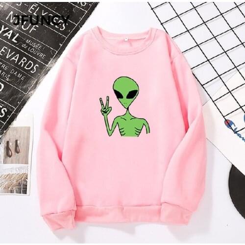 JFUNCY Oversized Women Sweatshirts Woman Pullovers Tops 2021 Autumn New Harajuku Ropa Mujer Female Clothes Round Neck Hoodies