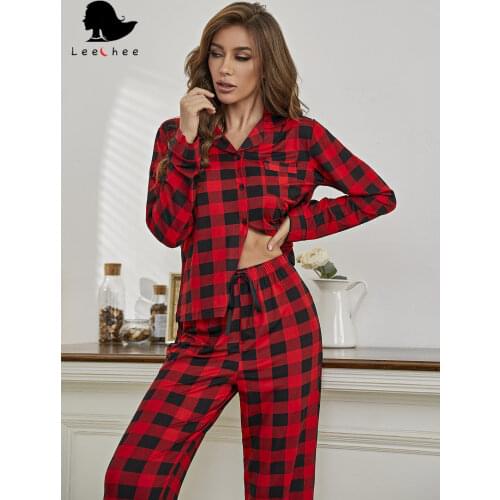 Женские пижамы с длинным рукавом Leechee China At AliExpress