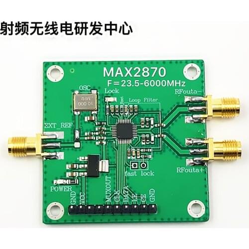 MAX2870 23.5MHZ-6GHZ Phase-Locked Loop RF Source Signal Source