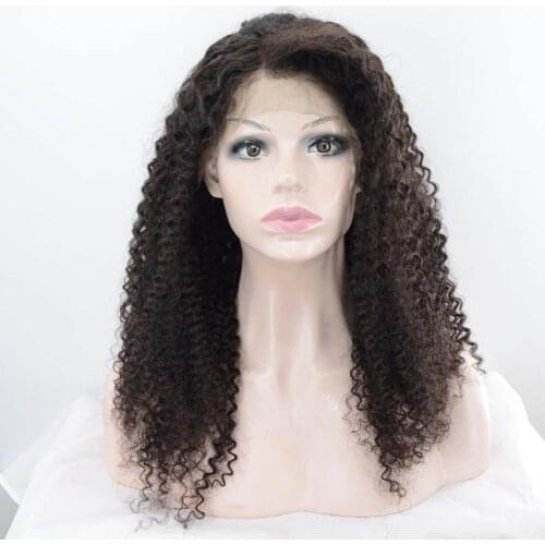 Real human hair hd Lace front wigs black long afro curly Wigs for women glueless wigs swiss lace human hair wigs with body hair