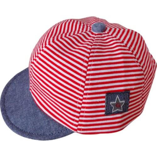 2018 Newest Summer Newborn Infant Baby Girl Boy Sun Cap Hats Sun Hat Beach Cap Toddler Cotton Beret Hat Striped Baseball Caps