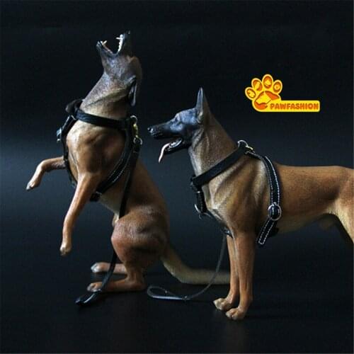 PAWFASHION 1/6 Belgian Malinois Dog Pet Figure Animal Model Collector Toy Gift Simulation Figurines Educational Model