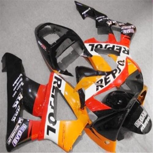 Full Fairings For Honda CBR900RR 929 2000-2001 Year Injection ABS Plastics 00 01 Bodywork Motorbike Frame Fitting Black Orange