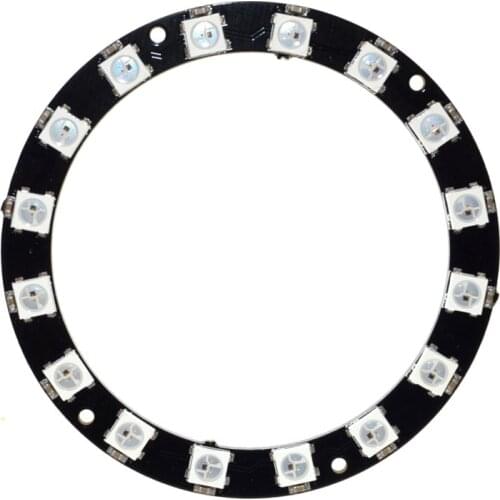 RGB LED Ring 16 Bits LEDs WS2812 5050 RGB LED Ring Lamp Light with Integrated Drivers