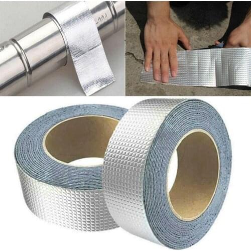 500cm Aluminum Foil Sealing Waterproof Self-adhesive Tape Pipe Crack Repair Tool Tape