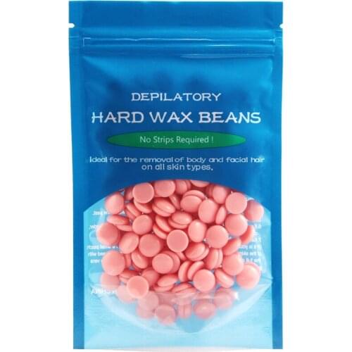 Paper Free Hair Removal Wax Beans Depilatory Wax Pellet Hard Wax Beans Female Hair Removal No Strip Cera Depilatoria 50g