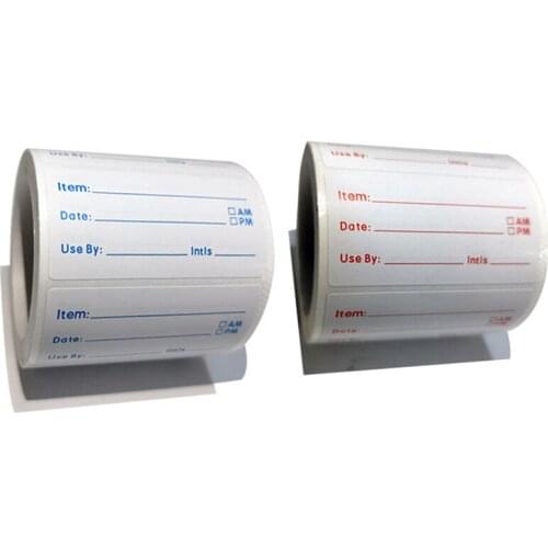 1 Roll Kitchen Sticker Refrigerator Freezer Food Storage Date Content Label