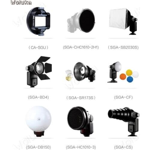 K9 Flash Accessories Honeycomb four blade radar cover soft light box soft ball Four color hood beam light tube CD15 T02