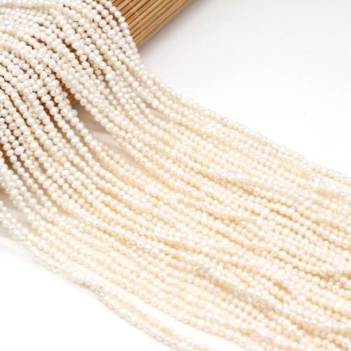 Natural Pearl Beads Potato Shape Original White Freshwater Pearl Beading Charms Accessories for Jewelry Making Necklace Bracelet