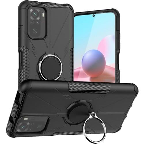 Full Cover For Xiaomi Redmi Note 10S Case Armor PC Magnetic Suction Stand Bumper Case For Redmi Note 10S Case For Redmi Note 10S