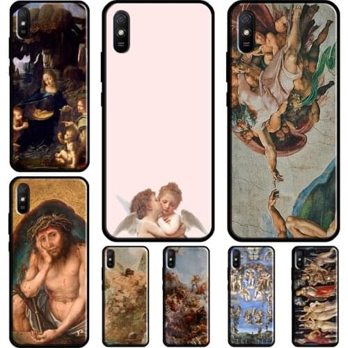 Renaissance art Painting Case For Redmi Note 10 Pro Cover For Redmi Note 9 8 Pro 8T 9S Coque For Redmi 9C 9A 9T 8A 7A